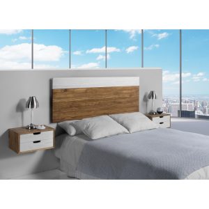 CABECERO ARTEMIS PINO 155 X 60 X 5 BLANCO